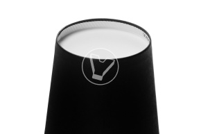 Стакан 400 мл, бумажный, для горячих напитков, черный Verde Vita