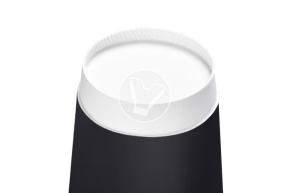 Стакан 350 мл. двухслойный для горячего, черный 