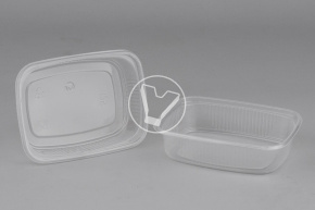 Контейнер 125 мл. 108х82х25мм, прозрачный, 108*82**27mm