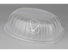 Крышка к контейнеру под курицу СпК-258, прозрачная, 258х202х72
