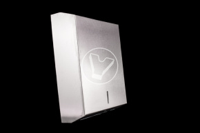 Диспенсер для бумажных полотенец Z укладки 285*370*100, хром серебристый 