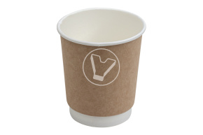 Стакан бумажный, 250 мл, 2 слойный, для горячих напитков