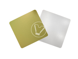 Подложка кондитерская 1,5 зол/бел 280*280мм 50 шт/уп