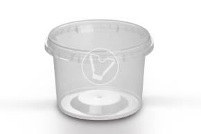 Банка 550 мл., d-118, с крышкой, прозрачная