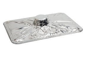 Форма алюминиевая "Кастрюля" с крышкой 300*190*70 мм., 3800 мл.