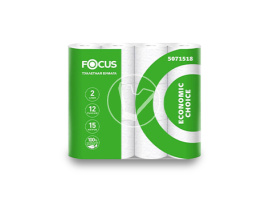 Туалетная бумага "Focus", 15 метров