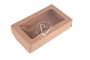 Ланч-бокс самосборный OneBox 1000 мл. крафт