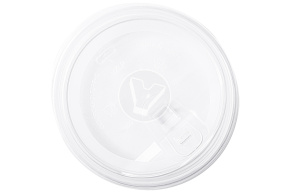 Крышка d-90 с питейником, Прозрачная, тип Ж, Новинка