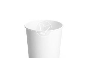 Стакан 250 мл. двухслойный для горячего, белый 