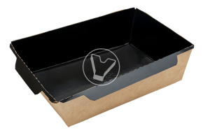 Салатник Eco OpSalad 500 мл.  "Black series" GEOBOX-500/Black , 140/165*105/115*45