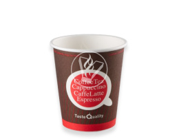 Стакан бумажный, 180 мл. (205 мл. до края), d-72, с нанесением, 1 слойный