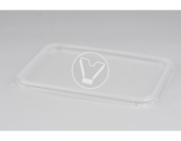 Крышка к контейнеру 179*132 мм, прозрачная  (ПП, СтиролПласт)