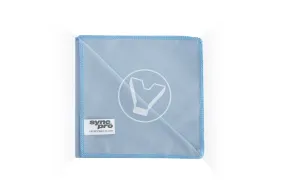 Салфетка голубая из микрофибры 35*35 см Sync Pro 