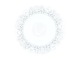 Салфетка с ажурным краем, круглая, d 320 мм, белая, 250 шт/уп, Deco