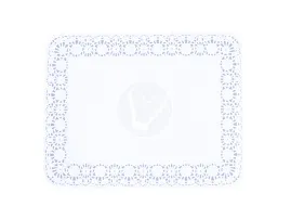 Салфетка с ажурным краем, прямоугольная, 200*300 мм, белая, 250 шт/уп, Deco