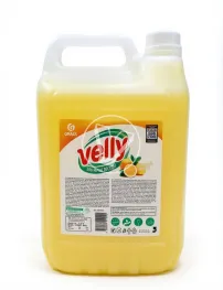 Средство для мытья посуды Грасс "Velly" 5л. (ПЭТ) Лимон