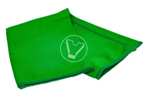 Салфетка для стекол из микрофибры 35*35, 265 гсм, SyncPro(зеленая)